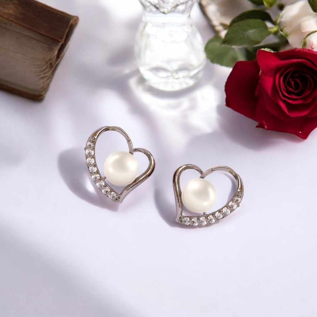 Silver Deluxe Pearl Pendant Set
