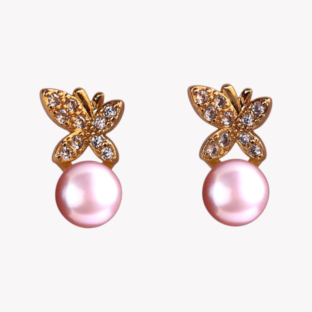 Lavender Mystic Pearl Studs