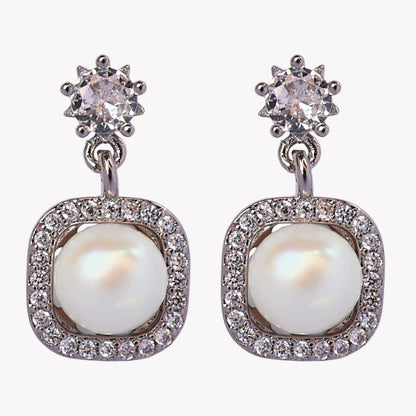 Silver Majestic Pearl Drops