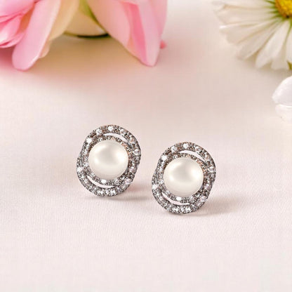 Silver Shoreglow Pearl Pendant Set