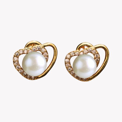 Golden Exotic Pearl Studs