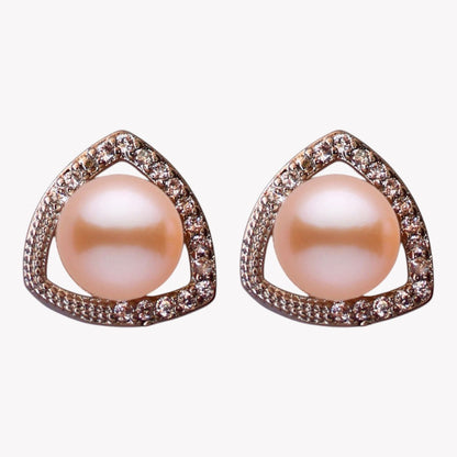 Peach Regal Pearl Studs